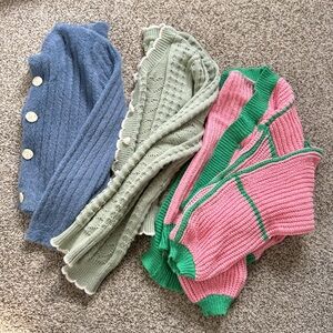 3 bundle cardigans